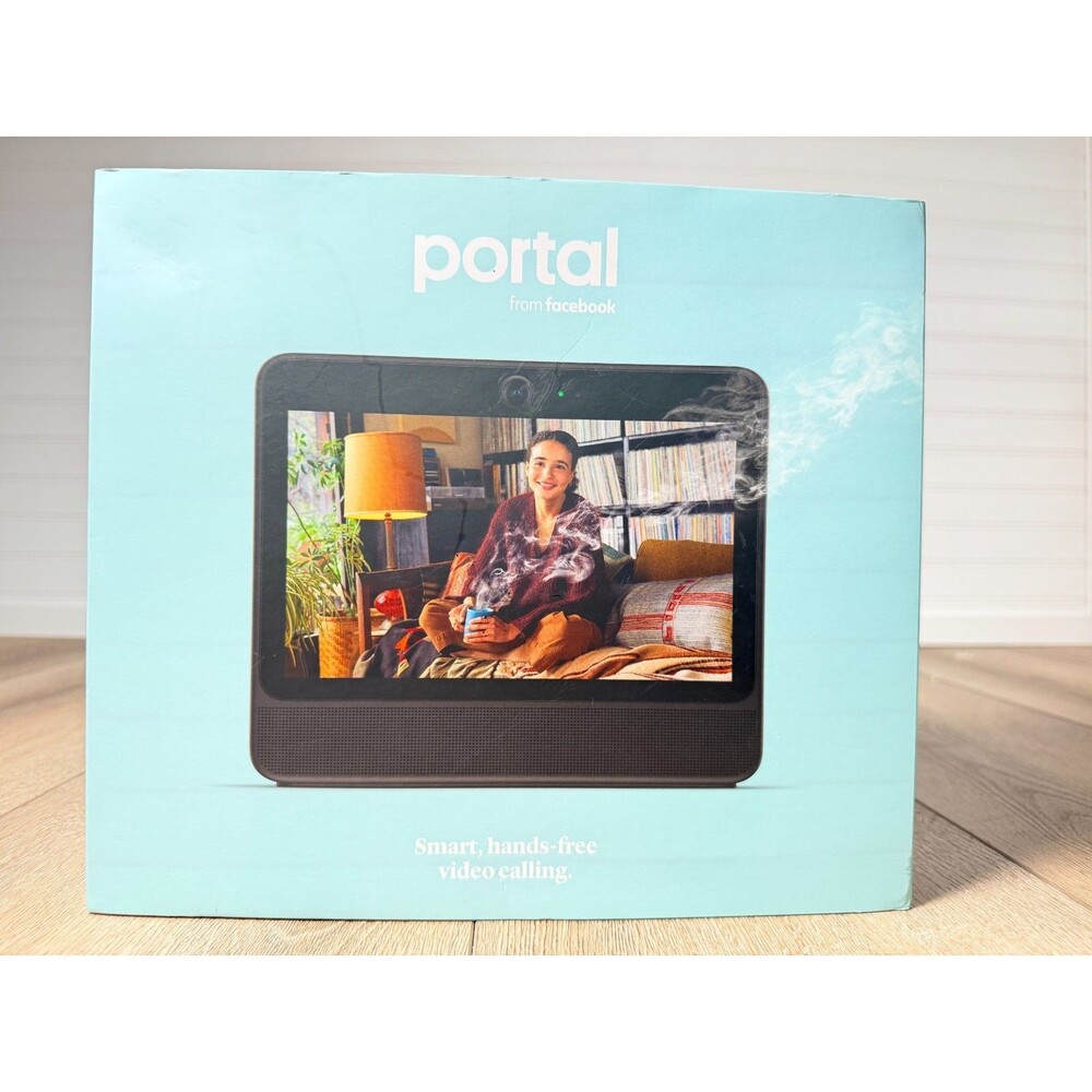 Facebook Portal Video Call Device Hands-Free, Alexa, Wi-Fi/Bluetooth, Black